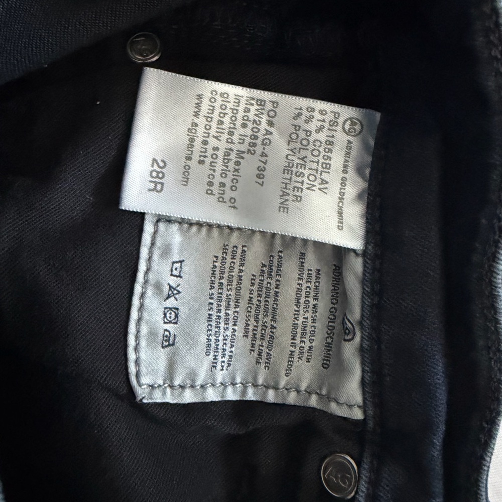 AG Adriano Goldschmied Black Skinny ‘Prima’ Jeans - Picture 3 of 5